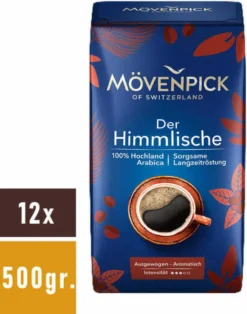Kaffee-Sparpaket DER HIMMLISCHE Von Mövenpick, 12x500g Gemahlen -Bon Cafe Store 64fc8415667734c45e92efbeabfec6c7
