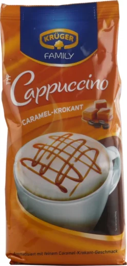 Krüger Family Cappuccino Caramel-Krokant | 500-g-Beutel -Bon Cafe Store 6788943fc54e551dd7ad596c0dfb4f5b
