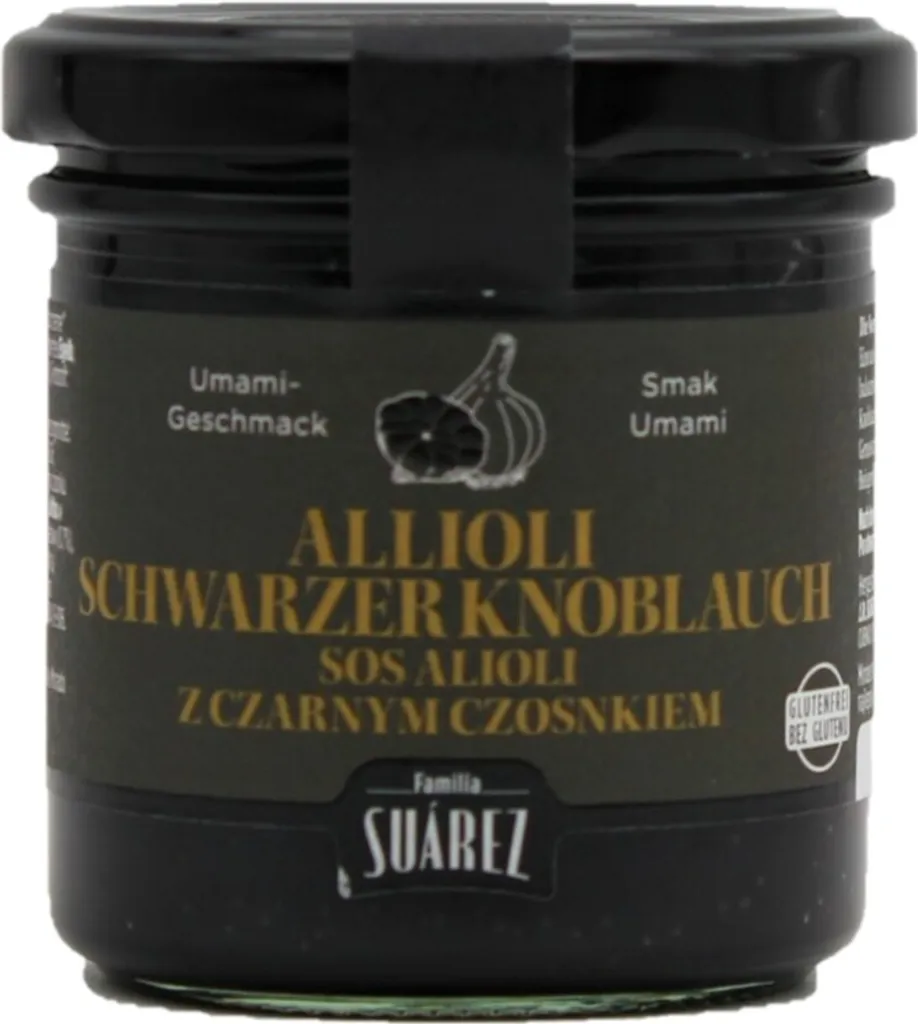 Familia Suárez Allioli Schwarzer Knoblauch 135g 3 Familia Suárez Allioli Schwarzer Knoblauch 135g
