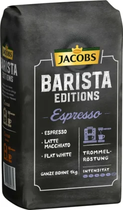 JACOBS Kaffeebohnen Barista Editions Espresso 2 X 1 Kg Espressobohnen Ganze Bohne -Bon Cafe Store 6c04e23a4d1d44891c7de4ef23af1eb0