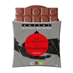 Quadratur Des Kreises - 70% Dunkle Schoko Mit Ahornzucker