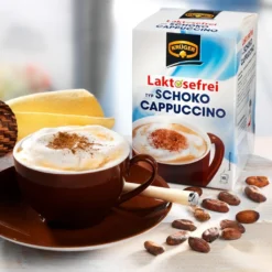 KRÜGER Cappuccino Schoko Enthält Koffein Laktosefrei 10x15 G 7 KRÜGER Cappuccino Schoko Enthält Koffein Laktosefrei 10x15 G -Bon Cafe Store 7217d38d4b09332f952538f1d3f5a38e
