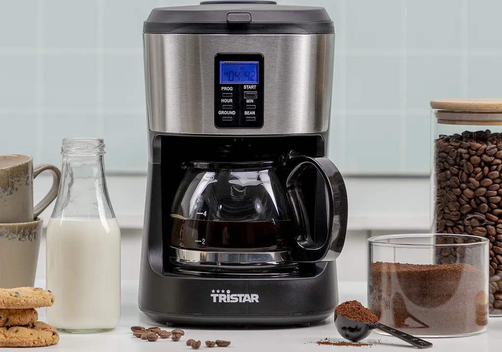 Tristar Kaffeemaschine Mit Mahlwerk CM-1280 650 W 0,75 L Schwarz 12 Tristar Kaffeemaschine Mit Mahlwerk CM-1280 650 W 0,75 L Schwarz – Bild 10