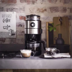 Severin KA 4811 Filterkaffeemaschine Mit Mahlwerk Für 6 Tassen Edelstahl Schwarz -Bon Cafe Store 73eabf768b3d03883e00d4c9cf7a4429