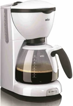 BRAUN Kaffeemaschine KF 520/1 Weiß -Bon Cafe Store 79f5192ee124de3af80ae9a7d52be9da
