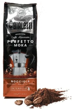 Bialetti Perfetto Moka Nocciola, Kaffee Gemahlen, Röstkaffee, Intensität 8, 250 G, 96080321 -Bon Cafe Store 7bdf1a37b008b3d95b13560321260c8f