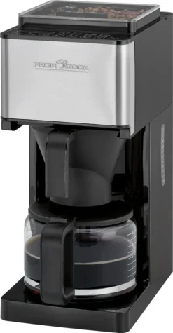 ProfiCook Kaffeeautomat Mit Mahlwerk PC-KA 1138 Edelstahl/schwarz Für 8-10 Tassen