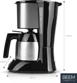 BEEM Filter Kaffeemaschine Thermo Permanentfilter 900W Filterkaffee Edelstahl 30 BEEM Filter Kaffeemaschine Thermo Permanentfilter 900W Filterkaffee Edelstahl -Bon Cafe Store 7f9c278eaf1a83a00bf18df86a740171