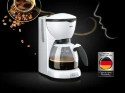 BRAUN Kaffeemaschine KF 520/1 Weiß -Bon Cafe Store 82b3984f1b5229937b19a10c0357d4a6
