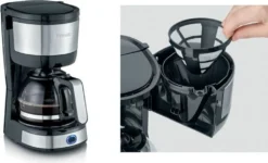 SEVERIN Kaffeemaschine KA 4808 750 Watt Edelstahl 31 SEVERIN Kaffeemaschine KA 4808 750 Watt Edelstahl -Bon Cafe Store 82ddad9533256056d1ee47d02ea9565d