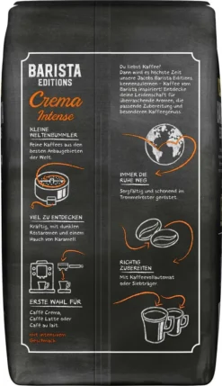 JACOBS Kaffeebohnen Barista Editions Crema Intense 2 X 1kg Ganze Bohnen + 1 Aluminiumdose Im Barista Design 17 JACOBS Kaffeebohnen Barista Editions Crema Intense 2 X 1kg Ganze Bohnen + 1 Aluminiumdose Im Barista Design -Bon Cafe Store 8440c723851085915bbad5a50d31f929
