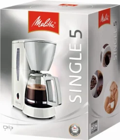 MELITTA Kaffeeautomat Single5 M 720-1/1 5Tassen 600Watt Weiß/grau -Bon Cafe Store 854121637d6d0effe6b198fb1e7b0b6c