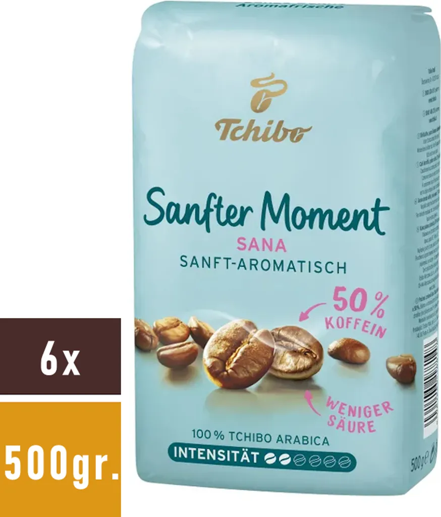 Tchibo - Sanfter Moment Sana Bohnen - 6x 500 G 4 Tchibo - Sanfter Moment Sana Bohnen - 6x 500 G – Bild 2