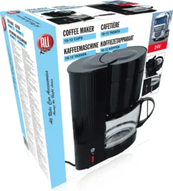 All Ride Reisekaffeemaschine 10 Bis 12 Tassen - Kaffeemaschine Mit Befestigungsmaterial - 24V - 300 Watt 16 All Ride Reisekaffeemaschine 10 Bis 12 Tassen - Kaffeemaschine Mit Befestigungsmaterial - 24V - 300 Watt -Bon Cafe Store 8b99fb499b2e8dcf40112ea0bd249b4c
