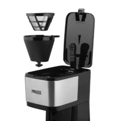 Princess Filterkaffeemaschine Compact 8 600 W 0,75 L Schwarz Und Silber -Bon Cafe Store 93117b2a6655c13cc302c3f3e7069b9e