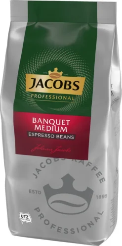 JACOBS Professional Kaffeebohnen Banquet Medium Espresso Bohnen 2 X 1 Kg -Bon Cafe Store 933e6f04e425640455062ed9c9f6a5a2