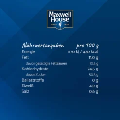 MAXWELL HOUSE Typ Cappuccino Löslicher Kaffee 3 X 500 G Instantkaffee 15 MAXWELL HOUSE Typ Cappuccino Löslicher Kaffee 3 X 500 G Instantkaffee -Bon Cafe Store 9380500b77cc0c96ec27714a22f4c87b