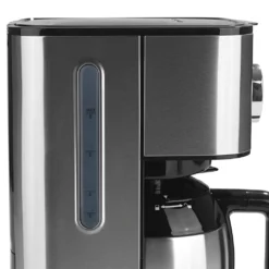 BEEM FRESH-AROMA-SWITCH Filterkaffeemaschine - Thermo Edelstahl 1 L Thermoskanne Bedienrad 24h-Timer 800 W Für 4-8 Tassen Kaffeemaschine Timer