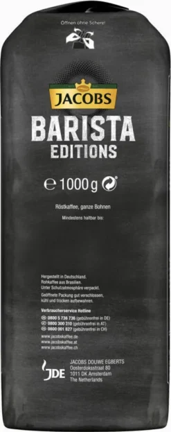 JACOBS Kaffeebohnen Barista Editions Crema Do Brasil 4 X 1 Kg Geröstete Bohnen 28 JACOBS Kaffeebohnen Barista Editions Crema Do Brasil 4 X 1 Kg Geröstete Bohnen -Bon Cafe Store a0babf94a0917c77ea09cc8e1e8b9123