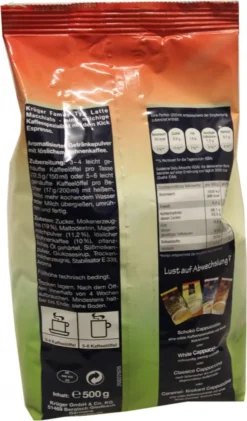 Krüger Family Latte Macchiato | 500-g-Beutel -Bon Cafe Store a1d2ac02735a68634920120bcc6342b0