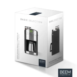 BEEM FRESH-AROMA-PERFECT Filterkaffeemaschine Mit Mahlwerk - Thermo | 2 Isolierkannen Kaffeemaschine Mahlwerk Timer 2x Thermoskanne Filterkaffeemaschine Kaffeeautomat -Bon Cafe Store a1e58fa5cfbb316c6491382dfbeaeda5