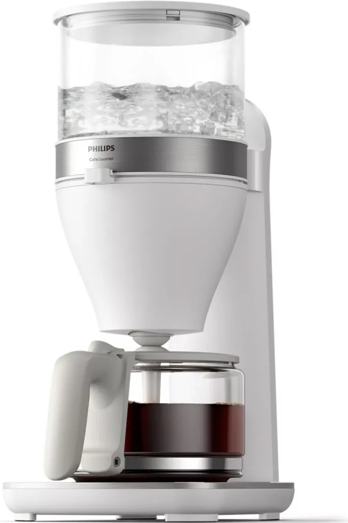 Philips HD5416/60 Café Gourmet Filterkaffeemaschine Glaskanne Tropf-Stopp Weiß 3 Philips HD5416/60 Café Gourmet Filterkaffeemaschine Glaskanne Tropf-Stopp Weiß