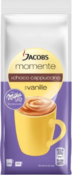 Jacobs Choco Cappuccino Typ Vanille 500g -Bon Cafe Store a52094103aba510f15f6221e49d9d914