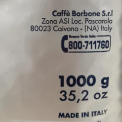 Caffe Borbone ROTE Mischung Kaffebohnen Borbone 1 Kg X 6 - Caffè Borbone -Bon Cafe Store a55ab9f25ad475d279f6ee2e45c23063