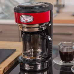 Russell Hobbs 21700-56 Retro Ribbon Red Kaffeemaschine -Bon Cafe Store a614dc52c87f05b11a8cf34c6d383348