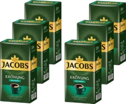 JACOBS Filterkaffee Krönung Balance 6 X 500g Pulver-Kaffee Gemahlen Röstkaffee