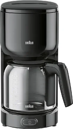 BRAUN Kaffeeautomat KF 3120 BK Schwarz -Bon Cafe Store a8b3556d2c30cefe2d1e499d98c6e1b5