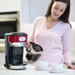 Russell Hobbs 21700-56 Retro Ribbon Red Kaffeemaschine -Bon Cafe Store ac901ab112152bc70b7f79b149add3d2