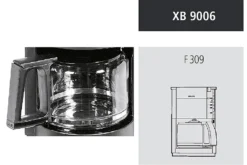 KRUPS Ersatzkanne Ohne Deckel Für F309 -Bon Cafe Store ac9d07af63f8127df237c9864abae820