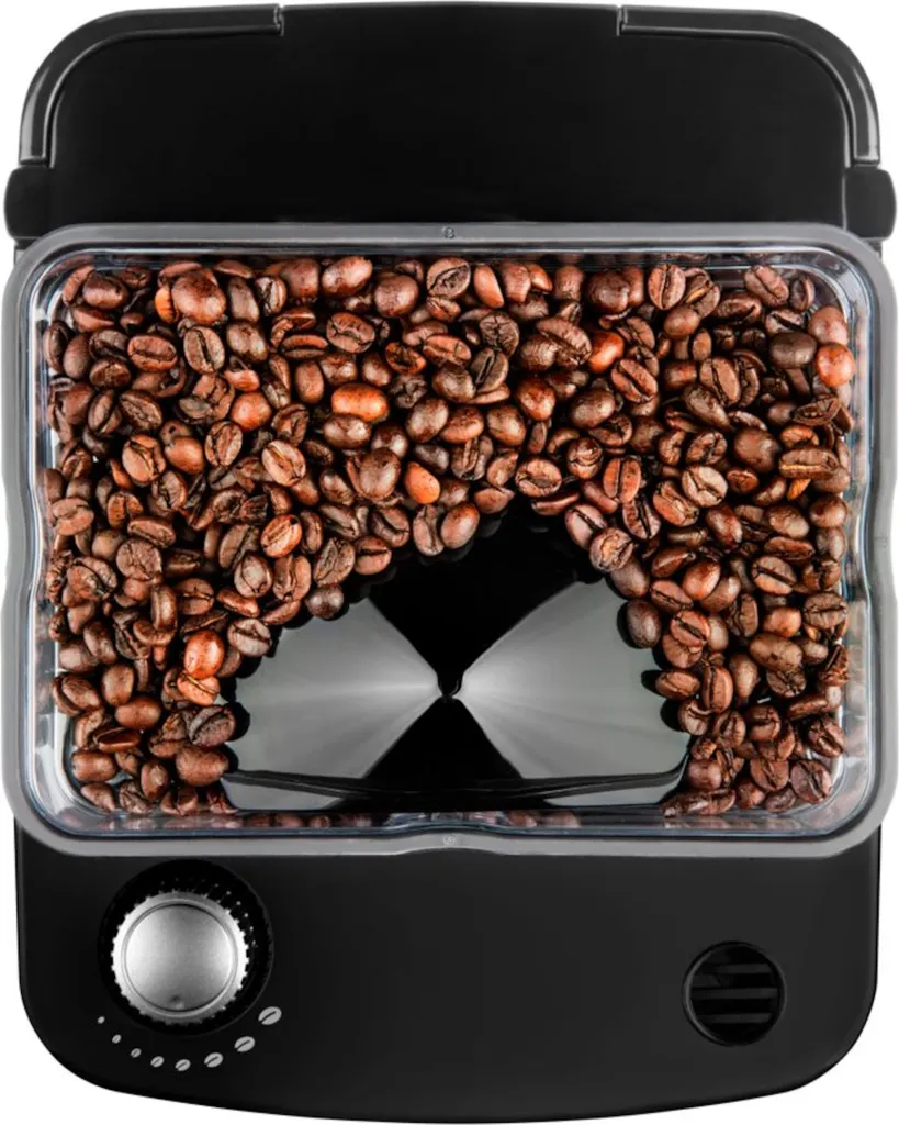 MEDION MD 15486 Kaffeemaschine Mit Mahlwerk Und Glaskanne, Wassertank: 1,5 Liter, 8 Mahlstufen, Max. 1050 Watt, Silber, Edelstahl 4 MEDION MD 15486 Kaffeemaschine Mit Mahlwerk Und Glaskanne, Wassertank: 1,5 Liter, 8 Mahlstufen, Max. 1050 Watt, Silber, Edelstahl – Bild 2