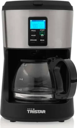 Tristar Kaffeemaschine Mit Mahlwerk CM-1280 650 W 0,75 L Schwarz 22 Tristar Kaffeemaschine Mit Mahlwerk CM-1280 650 W 0,75 L Schwarz -Bon Cafe Store afe68544ab196f4f47a819a4c9d9d09a
