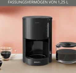 Krups F30908 ProAroma Kaffeemaschine Schwarz -Bon Cafe Store b07371290cf159bdbc191a7d12712536