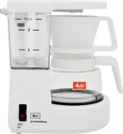 MELITTA Kaffeeautomat Aromaboy 1015-01 1-2Tassen 650Watt Weiß -Bon Cafe Store b0f5576501407b98d018ffb34610cc0d