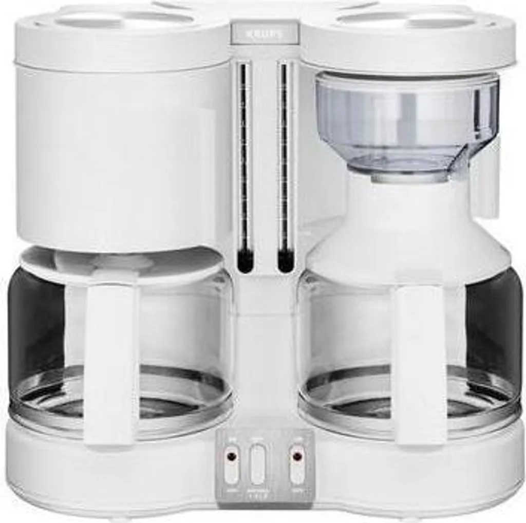 KRUPS Kaffeemaschine KM 8501 2 X 10 Tassen 2 X 1100 W Weiß 5 KRUPS Kaffeemaschine KM 8501 2 X 10 Tassen 2 X 1100 W Weiß – Bild 3
