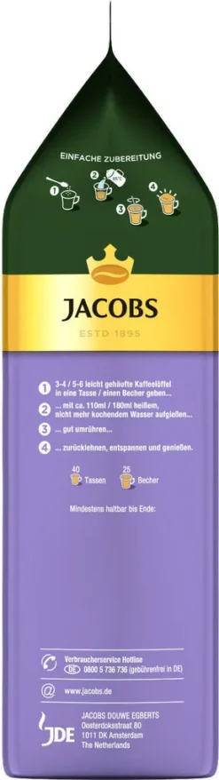 JACOBS Typ Cappuccino Choco So Leicht Mit Milka Geschmack 12 Beutel - 12 X 400g -Bon Cafe Store b25f1ecca0b636b1fbeaf4456d490100