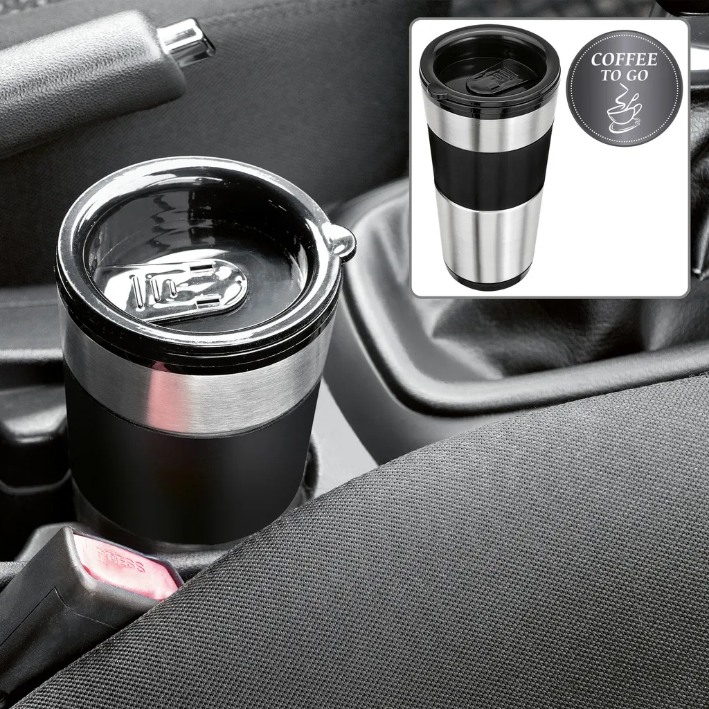 Clatronic KA 3733 Kaffeemaschine Für Coffee To Go, Inkl. 0,4 Liter Kaffeebecher Aus Edelstahl, Ideal Für Auto, Büro Und Unterwegs, Schwarz 8 Clatronic KA 3733 Kaffeemaschine Für Coffee To Go, Inkl. 0,4 Liter Kaffeebecher Aus Edelstahl, Ideal Für Auto, Büro Und Unterwegs, Schwarz – Bild 6