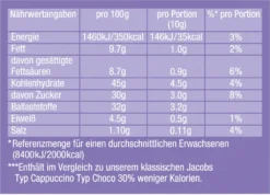 JACOBS Typ Cappuccino Choco So Leicht Mit Milka Geschmack 12 Beutel - 12 X 400g -Bon Cafe Store b29eb38e81f1fc0c0689c69210552d60