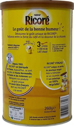 Nestle Ricore L'instant Douceur Instant Kaffee Mit Extrakten Aus Der Zichorie Wurzel 260 Gramm -Bon Cafe Store b3f733e4605e9a649372f5b4372aee5a