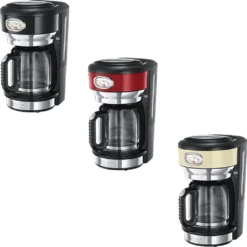 Russell Hobbs 21700-56 Retro Ribbon Red Kaffeemaschine -Bon Cafe Store b5d1d591620ca69f1bdee02abba0f21d