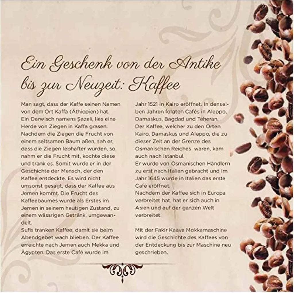 Fakir Kaave Mokkamaschine, Rose, 700W, 4Tassen 12 Fakir Kaave Mokkamaschine, Rose, 700W, 4Tassen – Bild 10