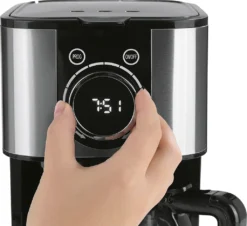 BEEM FRESH-AROMA-SWITCH Filterkaffeemaschine - Thermo Edelstahl 1 L Thermoskanne Bedienrad 24h-Timer 800 W Für 4-8 Tassen Kaffeemaschine Timer -Bon Cafe Store bec5f5a7f01eceaaa4e90eae061ca041