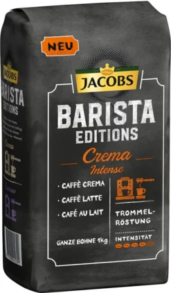 Jacobs Barista Editions Crema Intense, Bohnenkaffee, Ganze Bohnen, Röstkaffee, Kaffeebohnen, 4 X 1000 G 10 Jacobs Barista Editions Crema Intense, Bohnenkaffee, Ganze Bohnen, Röstkaffee, Kaffeebohnen, 4 X 1000 G -Bon Cafe Store c181544b9b868ce8976b1651429dbe66