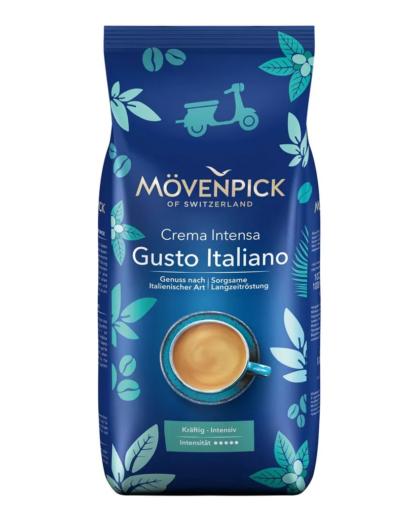 Mövenpick Caffè Crema Gusto Italiano Intenso | Ganze Bohne | 1000g 4 Mövenpick Caffè Crema Gusto Italiano Intenso | Ganze Bohne | 1000g – Bild 2