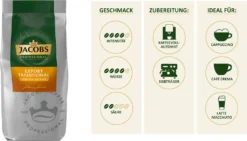 JACOBS Kaffeebohnen Professional Export Traditional Crema Markant 2 X 1 Kg -Bon Cafe Store c5f805df82e49aa5c3ff33eb1b4caf25