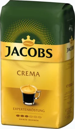 JACOBS Expertenröstung Crema Kaffee Ganze Bohne 4 X 1 Kg Kaffeebohnen -Bon Cafe Store c5fbeba616713316147ebd83d88ced95