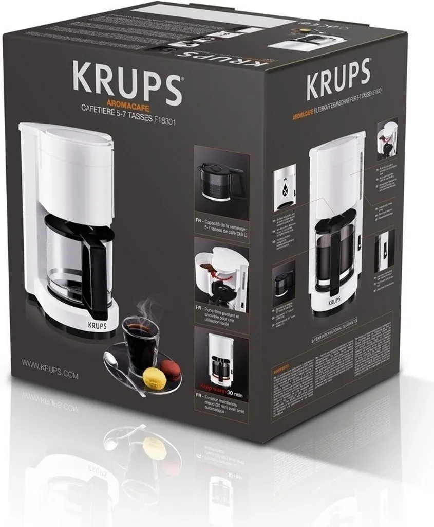 KRUPS Kaffeemaschine F 183.0110 600 W Weiß 6 KRUPS Kaffeemaschine F 183.0110 600 W Weiß – Bild 4